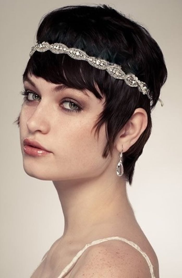 Arancel pago Caliza Bandas para el pelo de la novia con decoraciones brillantes y cinta de  satèn a la venta en internet Italia - Sposamore