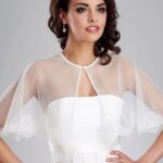 Mantella Corta da Sposa in Tulle, Stola a prezzo economico online