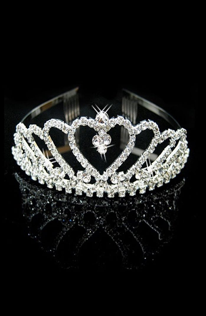 Tiara diadema da sposa per un look principesco in strass argento per  acconciatura - Sposamore