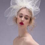 Very large cheap bridal headdress with beads online sale