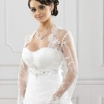 Coprispalle Elegante Sposa e mamma della sposa taglie forti fatto in tulle