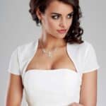 Coprispalle da sposa economico con maniche corte per matrimonio estivo in vendita online a poco prezzo