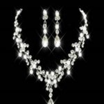 Set di Gioielli da Sposa con Strass in vendita online a prezzo economico color argento