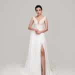 Modelo de vestido de novia estilo rockero para mujeres apasionadas que quieren mostrar su lado fuerte