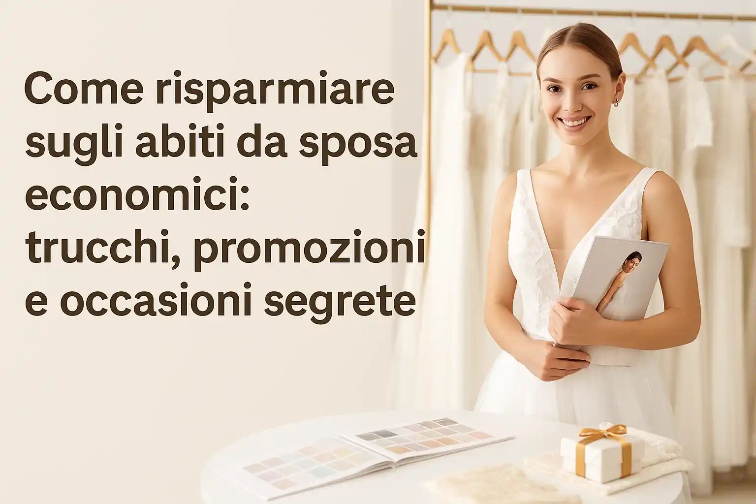 Come risparmiare sugli abiti da sposa economici: trucchi, promozioni e occasioni segrete