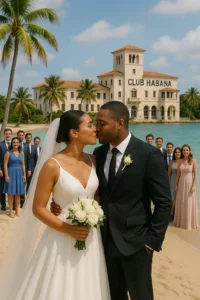 sposi alla spiaggia del club habana cuba