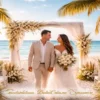 Casarse en La Habana: pareja de recién casados celebrando su boda en Cuba al atardecer, matrimonio legal entre extranjero y cubana organizado en La Habana.