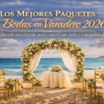 Mejores paquetes de bodas en Varadero con ceremonia en la playa, altar decorado frente al mar y boda elegante todo incluido 2026